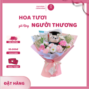Bó Hoa Gấu Tốt Nghiệp